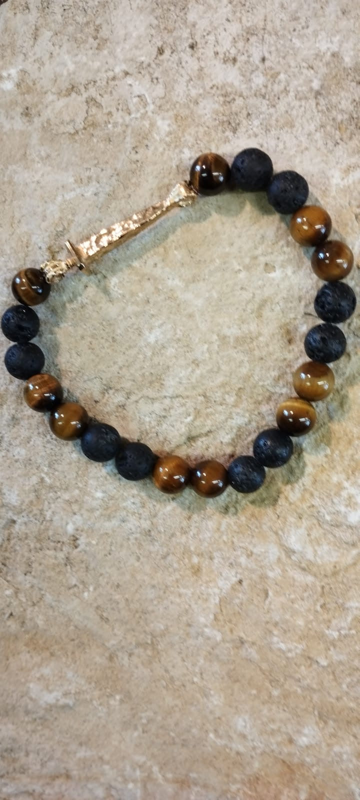 Bracciale Uomo con Antico Chiodo Romano in Bronzo Tech